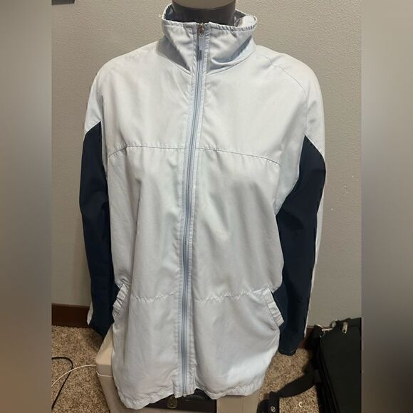 Nike XL (16-18) Women’s Full ZIP Light Blue Jacket - Picture 1 of 7